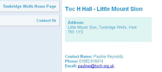 Toc H Hall Tunbridge Wells Mobile discos and Childrens Parties Image