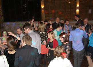 The Great Barn Rolvenden Wedding Disco Dancers Image